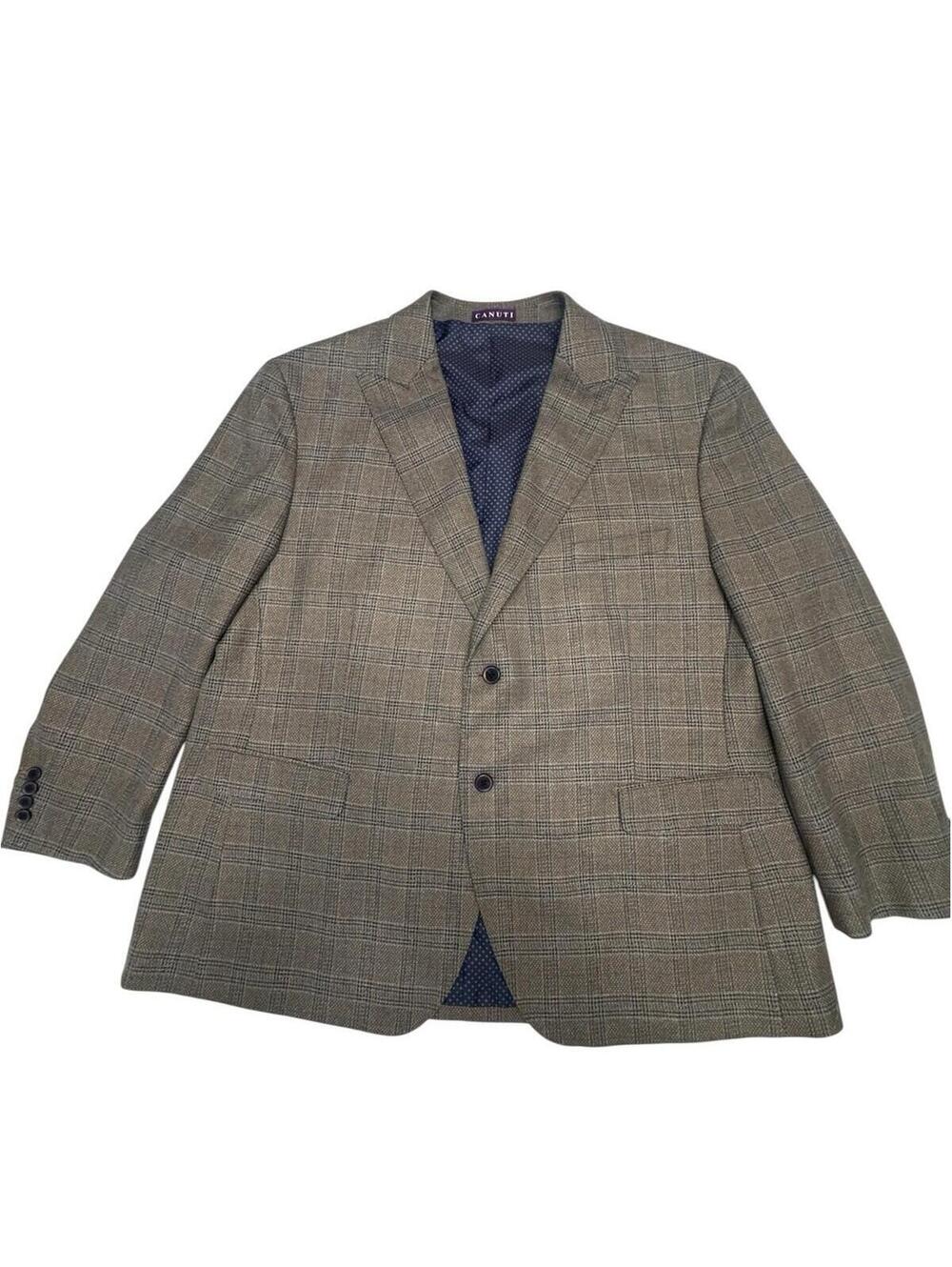 Canuti Men's Plaid Sports coat Size 52R
